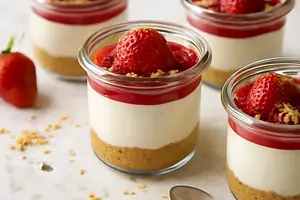 Cheesecakes in Jars