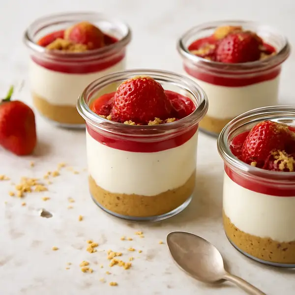 Cheesecakes in Jars