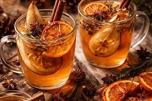 Quick Warming Winter Drink: Orange & Roasted Pear (variant 922f4ca7)