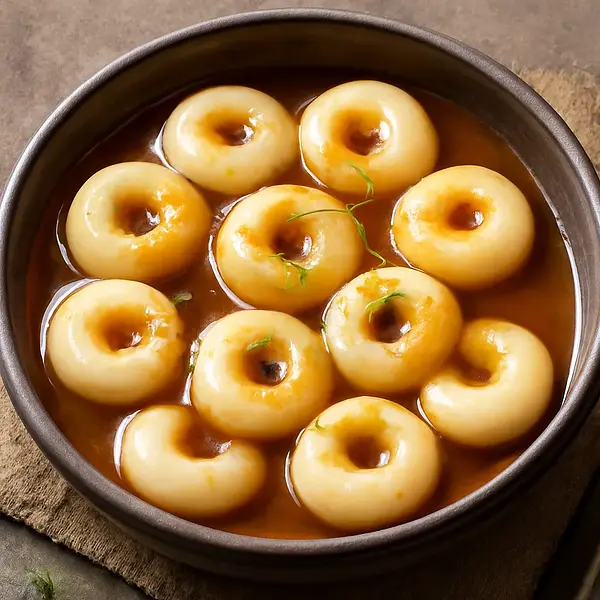 Silesian dumplings with gravy