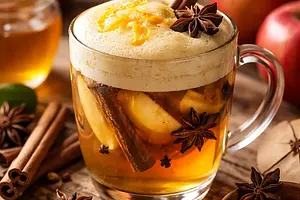 Traditional Apple Mulled Wine with Honey-Orange Foam (variant 45a8696e)