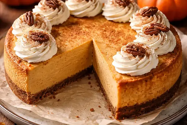 Tradycyjny pieczony sernik dyniowy (wariant 1544512f)