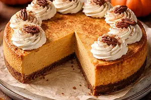 Traditional Baked Pumpkin Cheesecake (variant 1544512f)