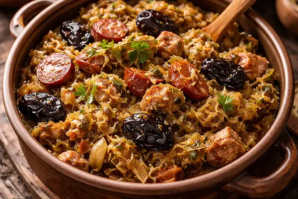Bigos staropolski ze śliwką