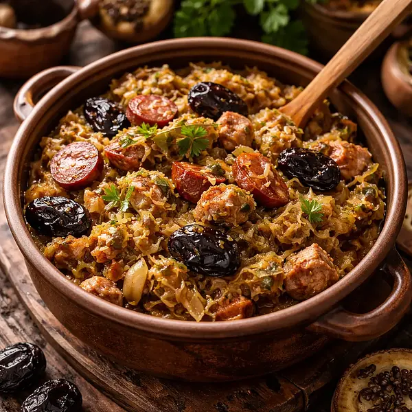 Bigos staropolski ze śliwką