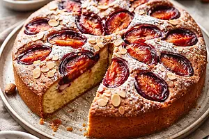 Traditional Plum-Almond Cake (variant eb37d8ac)