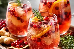 Sparkling Winter Punch with Pomegranate and Ginger (variant d77d1747)