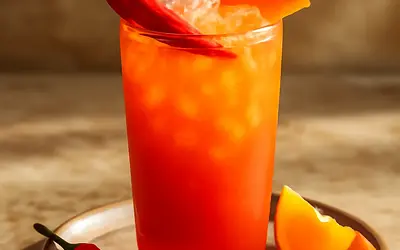 Cocktail 'Fiery Sunset'