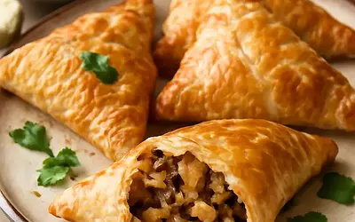 Cabbage and Mushroom Pastries