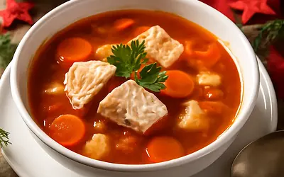 Zupa rybna na Wigilię