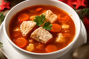 Fish soup for Christmas Eve