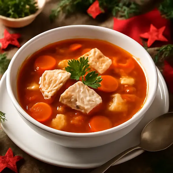 Fish soup for Christmas Eve
