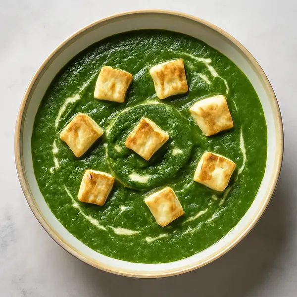 Palak paneer - spinach with cheese