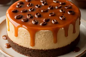 Sernik kajmakowo-kawowy z mascarpone (wersja Słodki Blog)