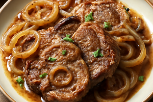 Braised Pork Neck with Onions (Polish, Traditional Version with a Twist)