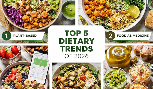 Top 5 dietetycznych trendów roku 2026