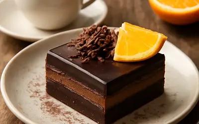 Chocolate Block "Sweet Blog" with Coffee and Orange