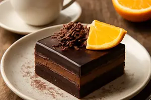 Chocolate Block "Sweet Blog" with Coffee and Orange
