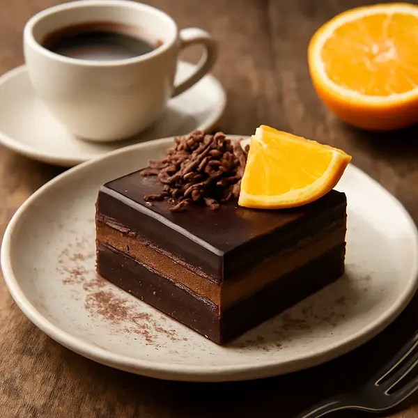 Chocolate Block "Sweet Blog" with Coffee and Orange