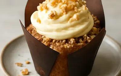 Tulip Babka with Lemon-Cream Cheese Filling and Almond Crumble