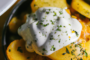 Potatoes with Gzik (regional lunch)