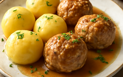 Minced meat patties with potatoes (a Polish classic with a delicate twist)