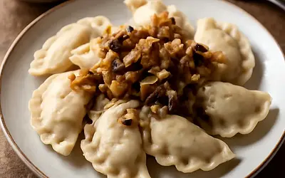 Pierogi z kapustą i grzybami