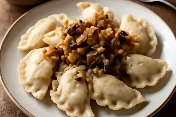 Pierogi z kapustą i grzybami