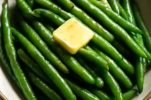 Green beans with butter