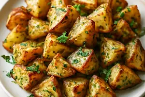Pieczone ziemniaki z ziołami