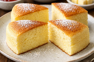 Fluffy Asian-style cheesecake (soufflé) — 4 servings