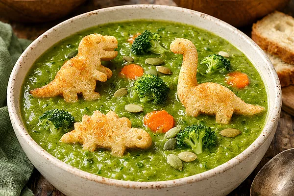 Zupa dinozaurowa (zblendowane warzywa)
