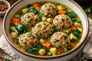 Power Ball Barley Soup