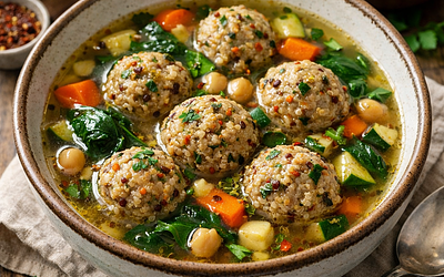 Power Ball Barley Soup