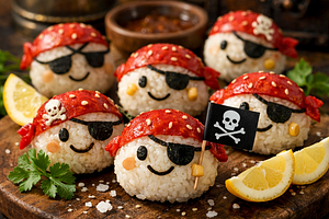 Pirackie ryżowe kuleczki