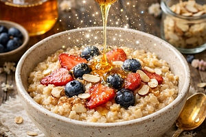 Magical Oatmeal with Honey