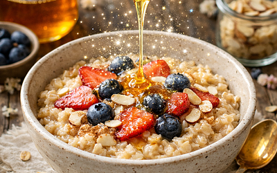 Magical Oatmeal with Honey