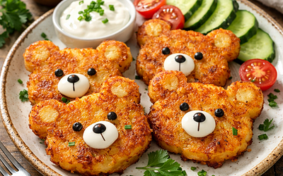 Bear Potato Pancakes