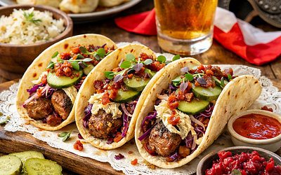 Wojownicze żółwie taco (polsko-fusion)