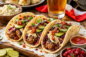 Wojownicze żółwie taco (polsko-fusion)
