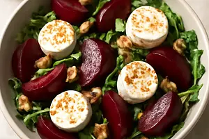 Beetroot and Goat Cheese Salad