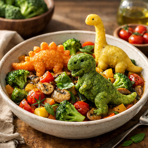 Dinosaurs in Vegetables