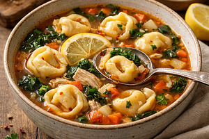 Tortellini Soup (Winter, Slightly Sour)