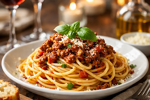 Walentykowe spaghetti bolognese