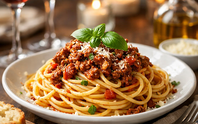 Walentykowe spaghetti bolognese
