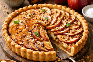 Tarta z jabłkami i cynamonem (polska-nowoczesna)
