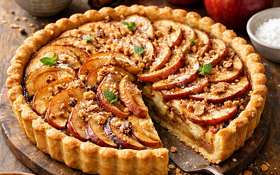 Apple and Cinnamon Tart (Polish-Modern)