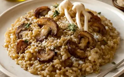 Risotto z grzybami porcini