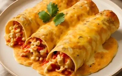 Enchiladas z kurczakiem