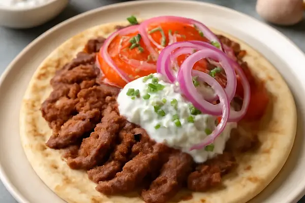 Gyros wieprzowy